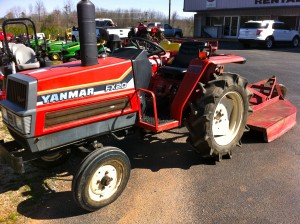 Yanmar FX20 with 5' bushhog 3cyl Diesel Power Steering 1600 Hrs 24HP $4495 $3995